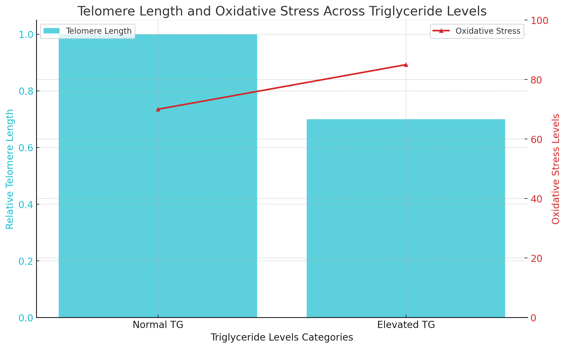 Telomere Length and Oxidative Stress Across Triglyceride Levels.png